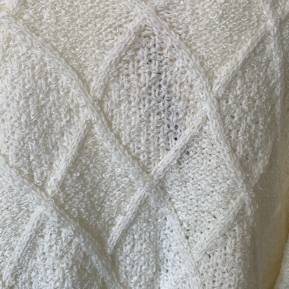 Vintage, white long sweater - Picture 5 of 6